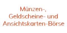 Münzen-, Geldscheine- und Ansichtskarten-Börse