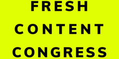 FRESH CONTENT CONGRESS Logo