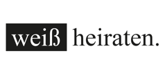 weiß heiraten. Logo