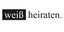 weiß heiraten. Logo