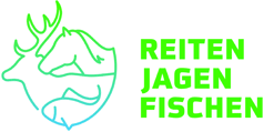 Reiten-Jagen-Fischen Logo