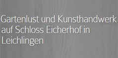 Gartenlust & Kunsthandwerk auf Schloss Eicherhof Leichlingen Logo