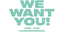 WE WANT YOU! Logo