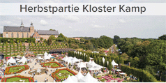 Herbstpartie Kloster Kamp Logo