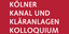 Kölner Kanal und Kläranlagen Kolloquium Logo