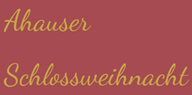 Ahauser Schlossweihnacht Logo
