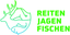 Reiten-Jagen-Fischen Logo