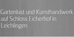 Gartenlust & Kunsthandwerk auf Schloss Eicherhof Leichlingen Logo