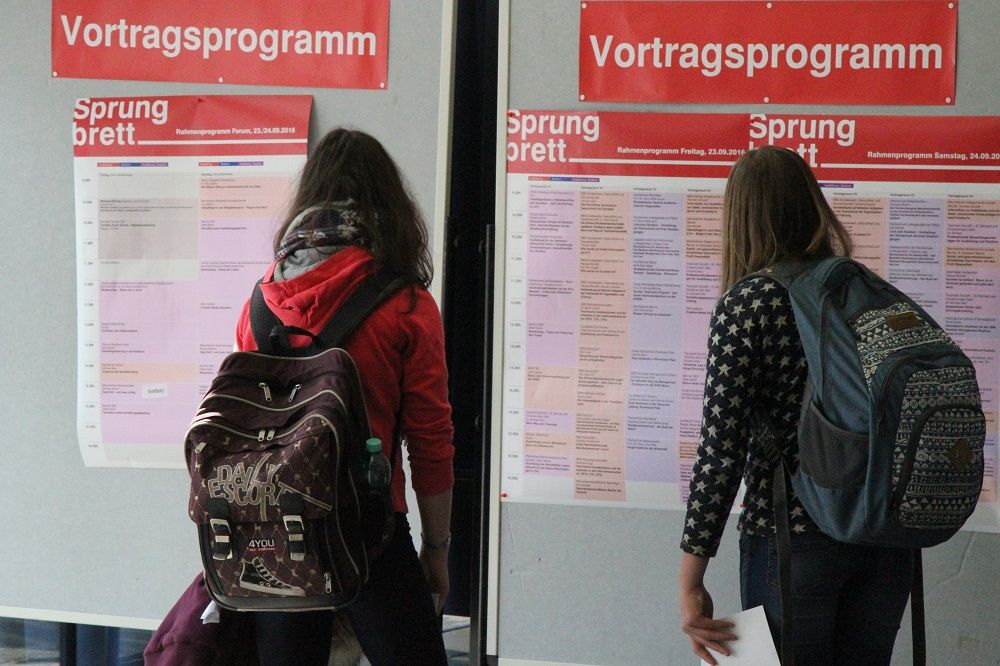 Galerie, Sprungbrett