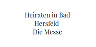Heiraten in Bad Hersfeld Logo