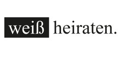 weiß heiraten. Logo