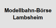Modellbahn- & Modellauto-Börse Lambsheim Logo