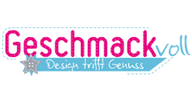 Geschmackvoll Design trifft Genuss Logo