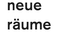 Neue Räume Logo