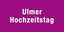 Ulmer Hochzeitstag Logo